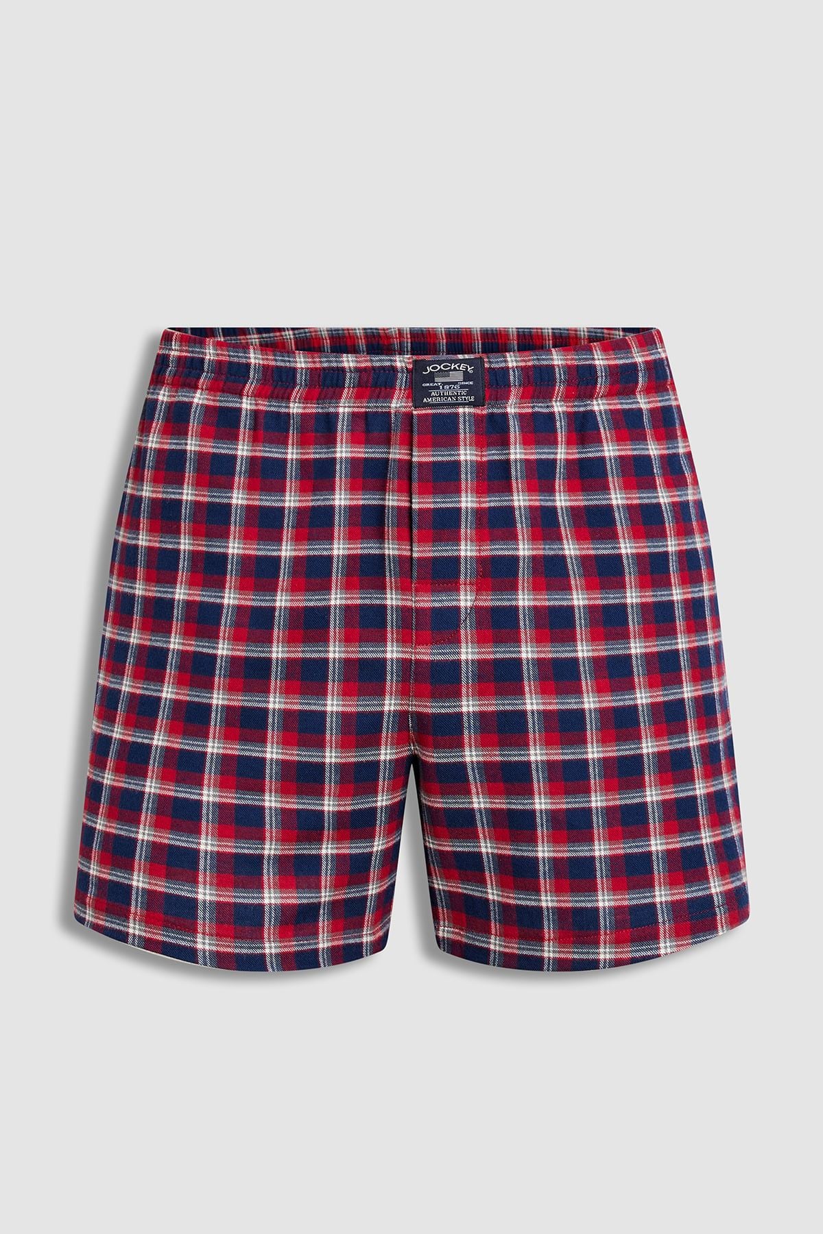 Quần short kate nam Jockey cotton in họa tiết  – J4086