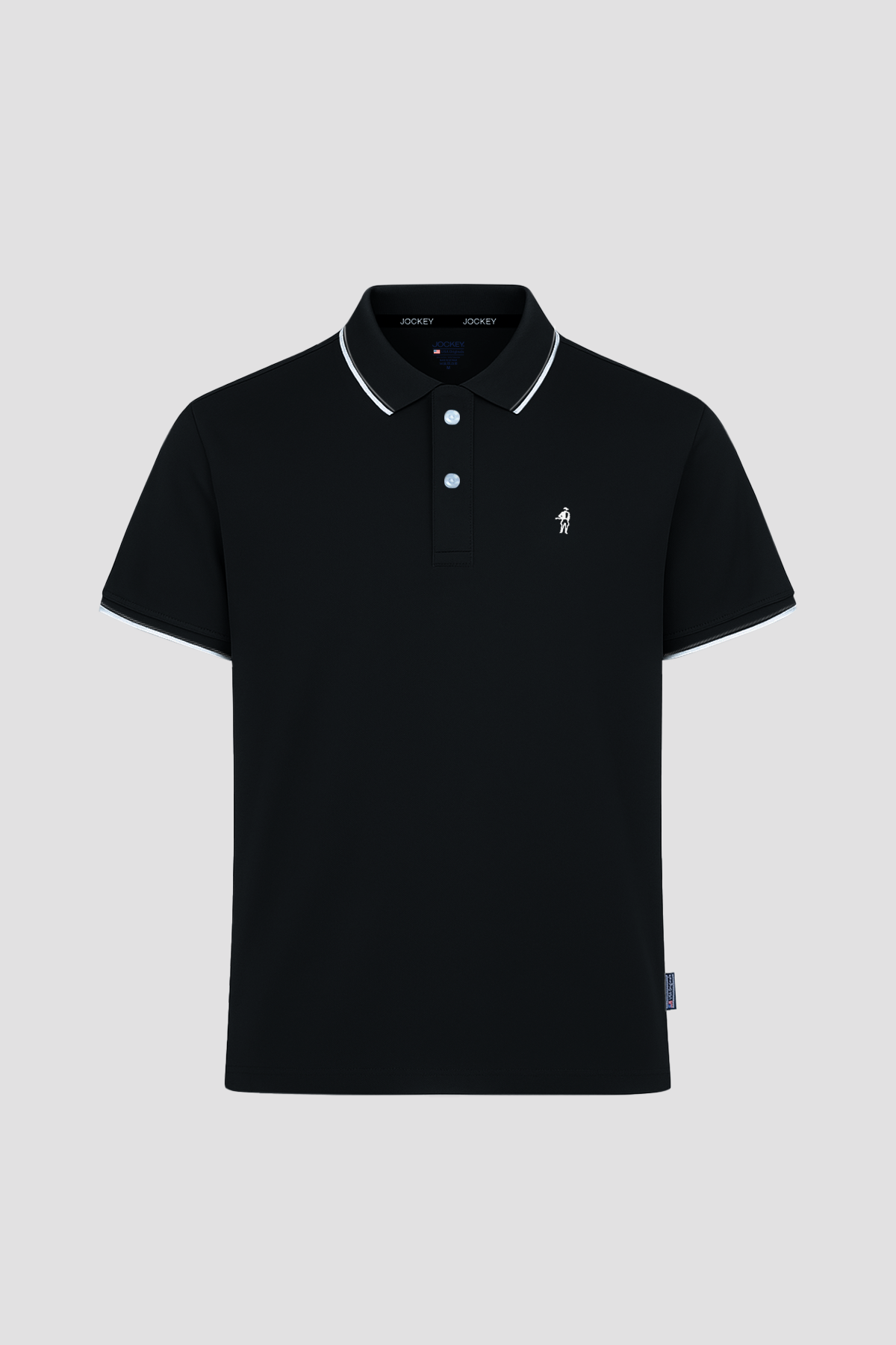Áo polo nam jockey cotton cvc thêu logo full boy - 1314 Jockey