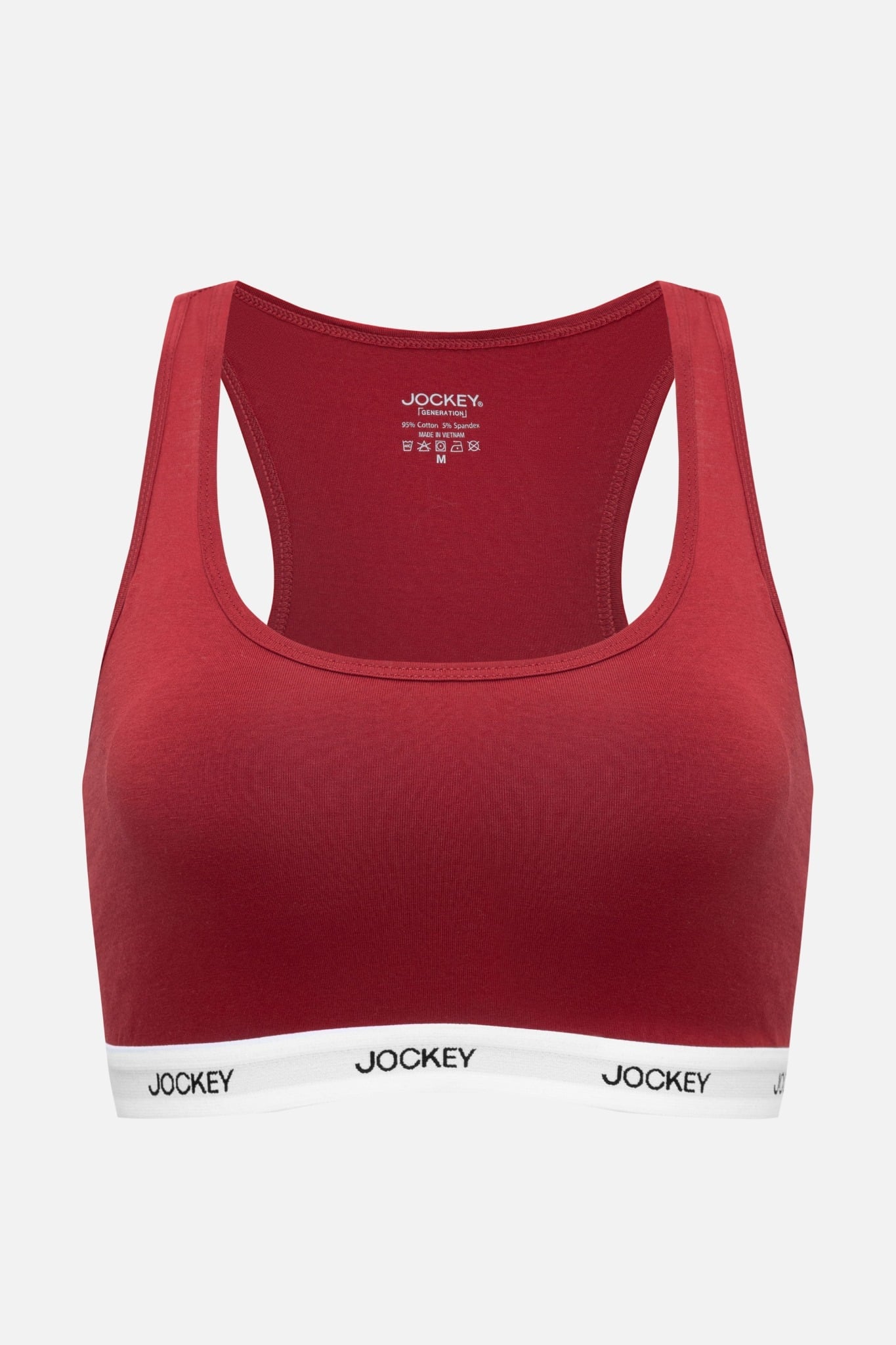 Áo Jockey Bra-top nữ Cotton viền chữ – J4007