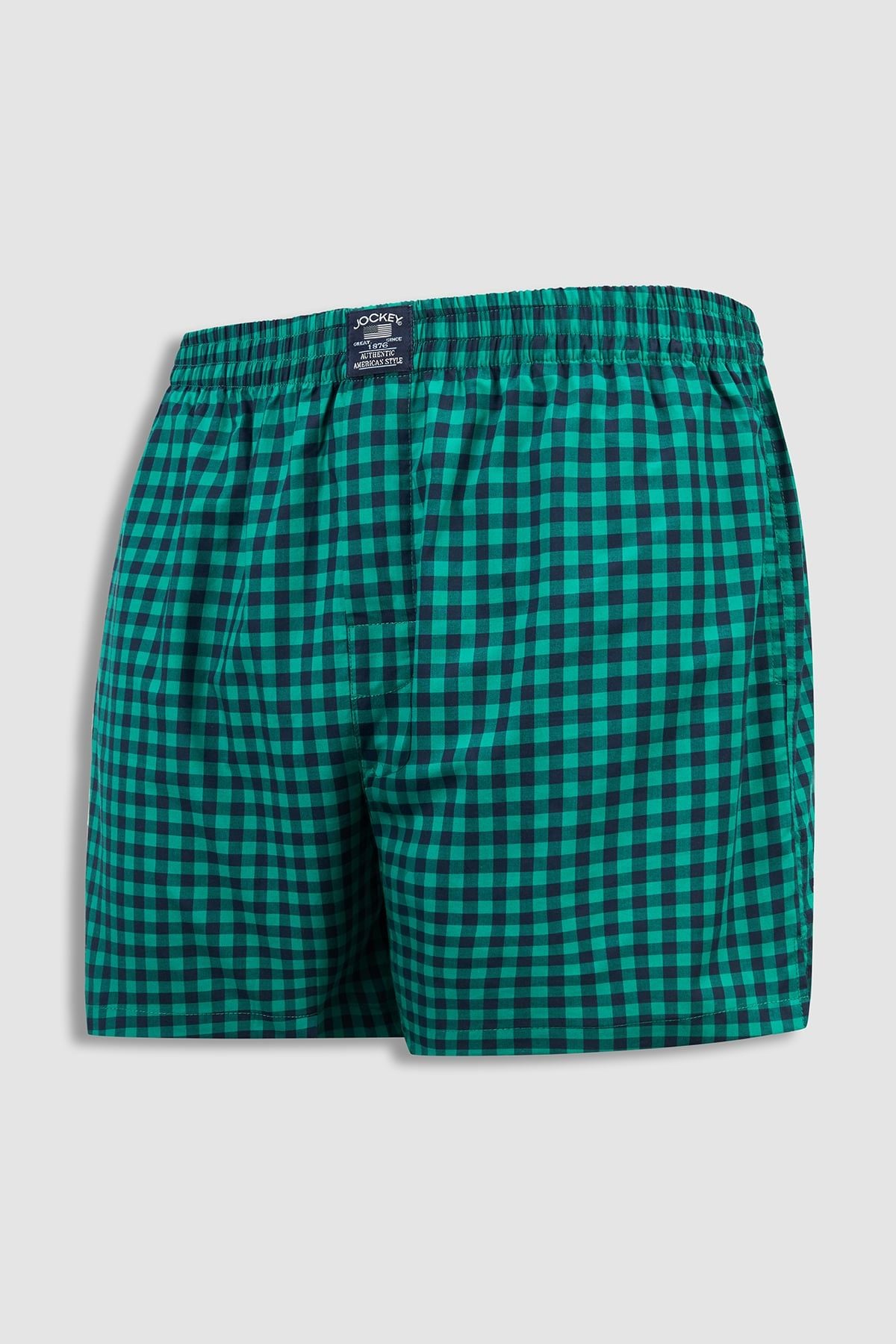Quần short kate nam Jockey cotton in họa tiết  – J4086