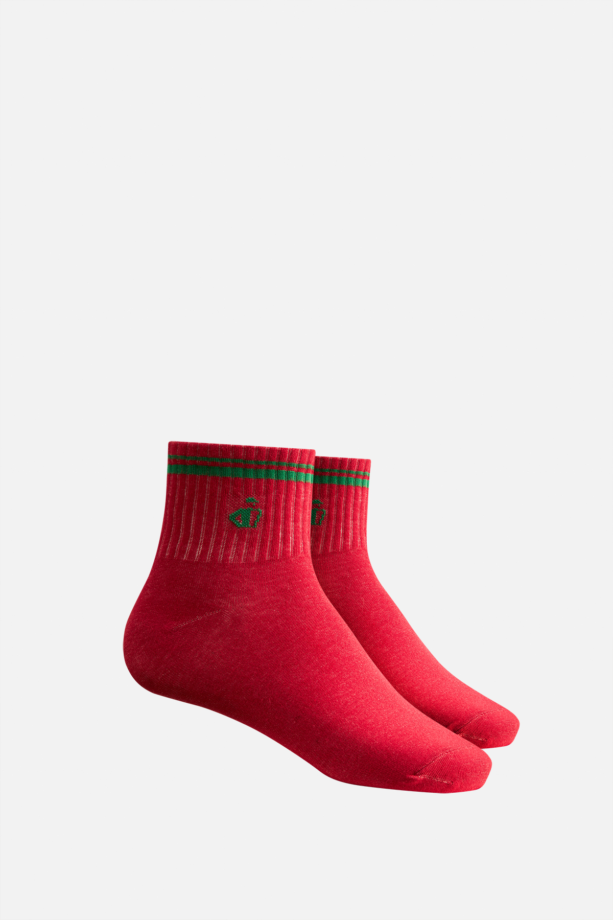 Vớ Jockey Cotton cổ vừa dệt logo – J4066