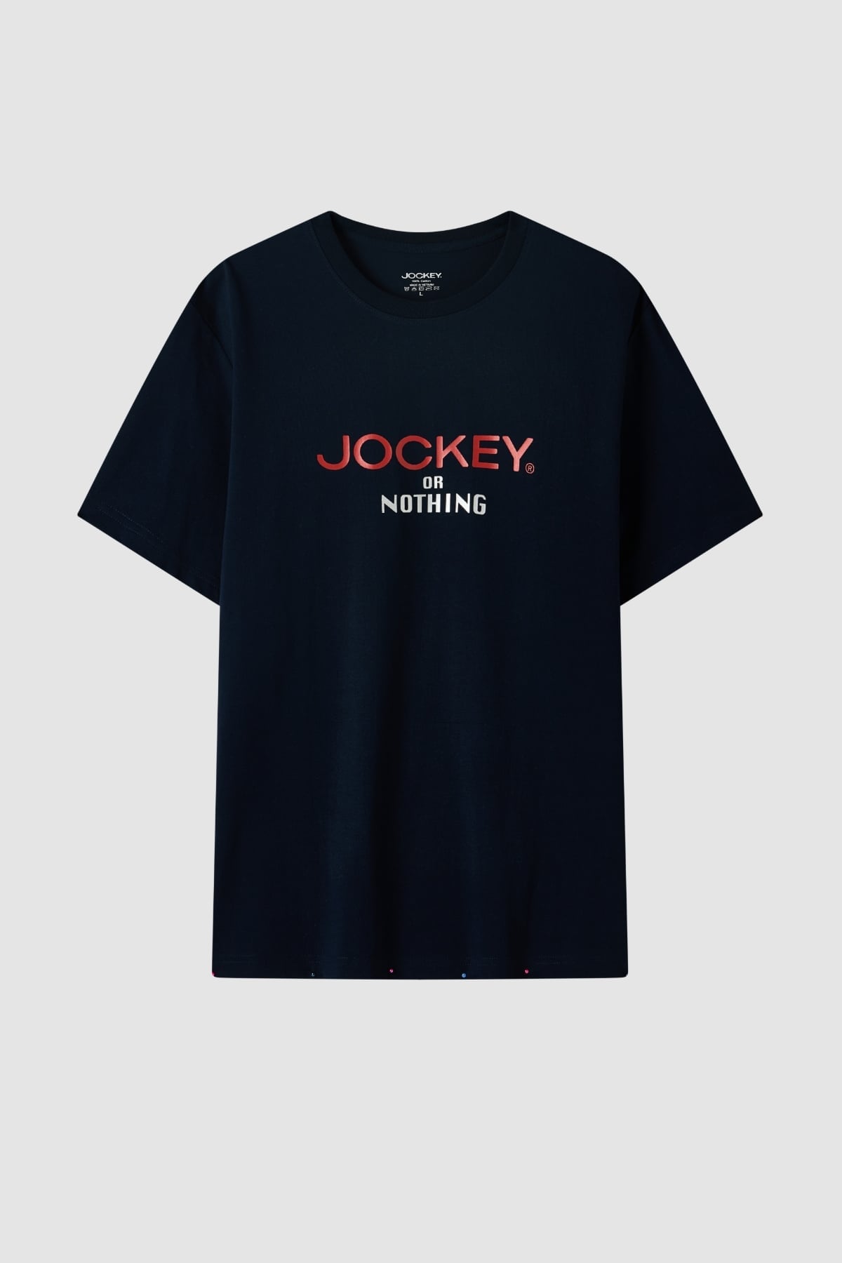 Áo t-shirt unisex jockey cotton in logo - j4106 Jockey