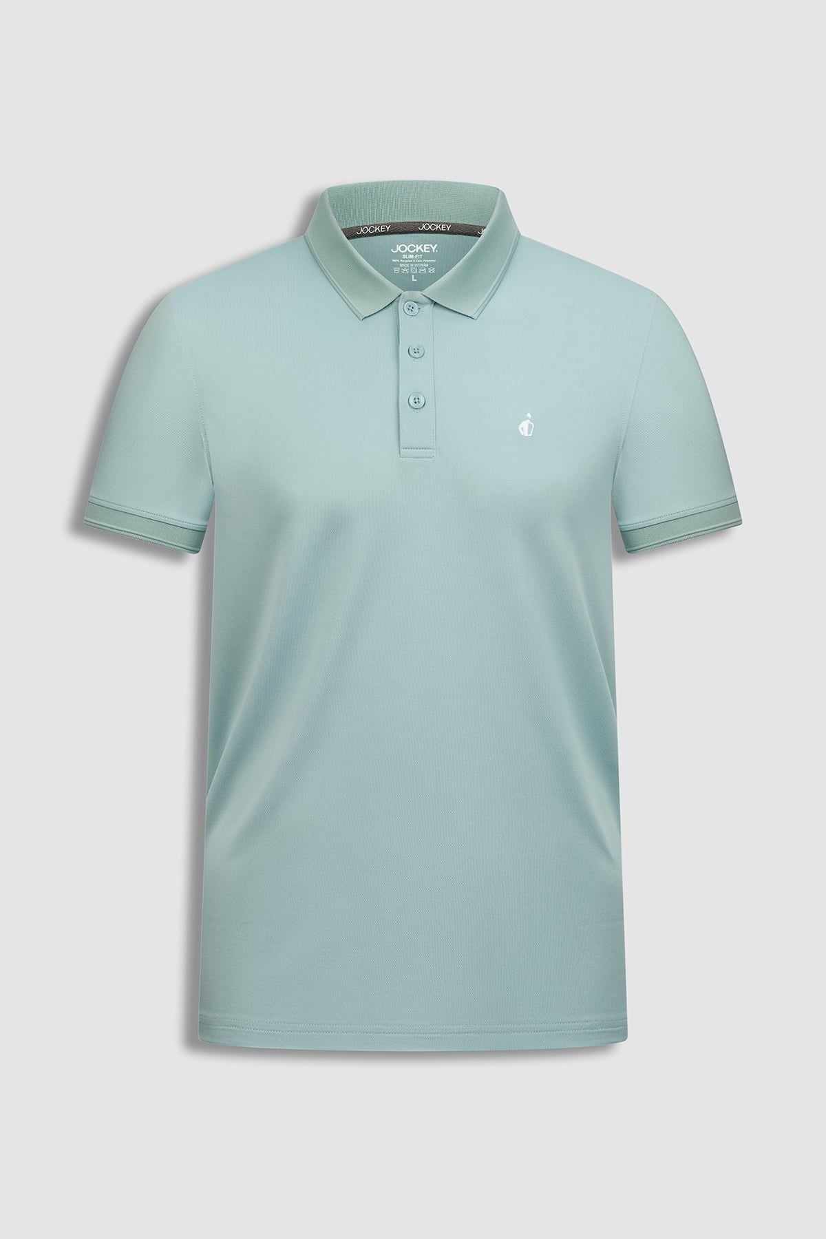 Áo Polo Nam Jockey poly wicking thêu logo Full Boy -J1315
