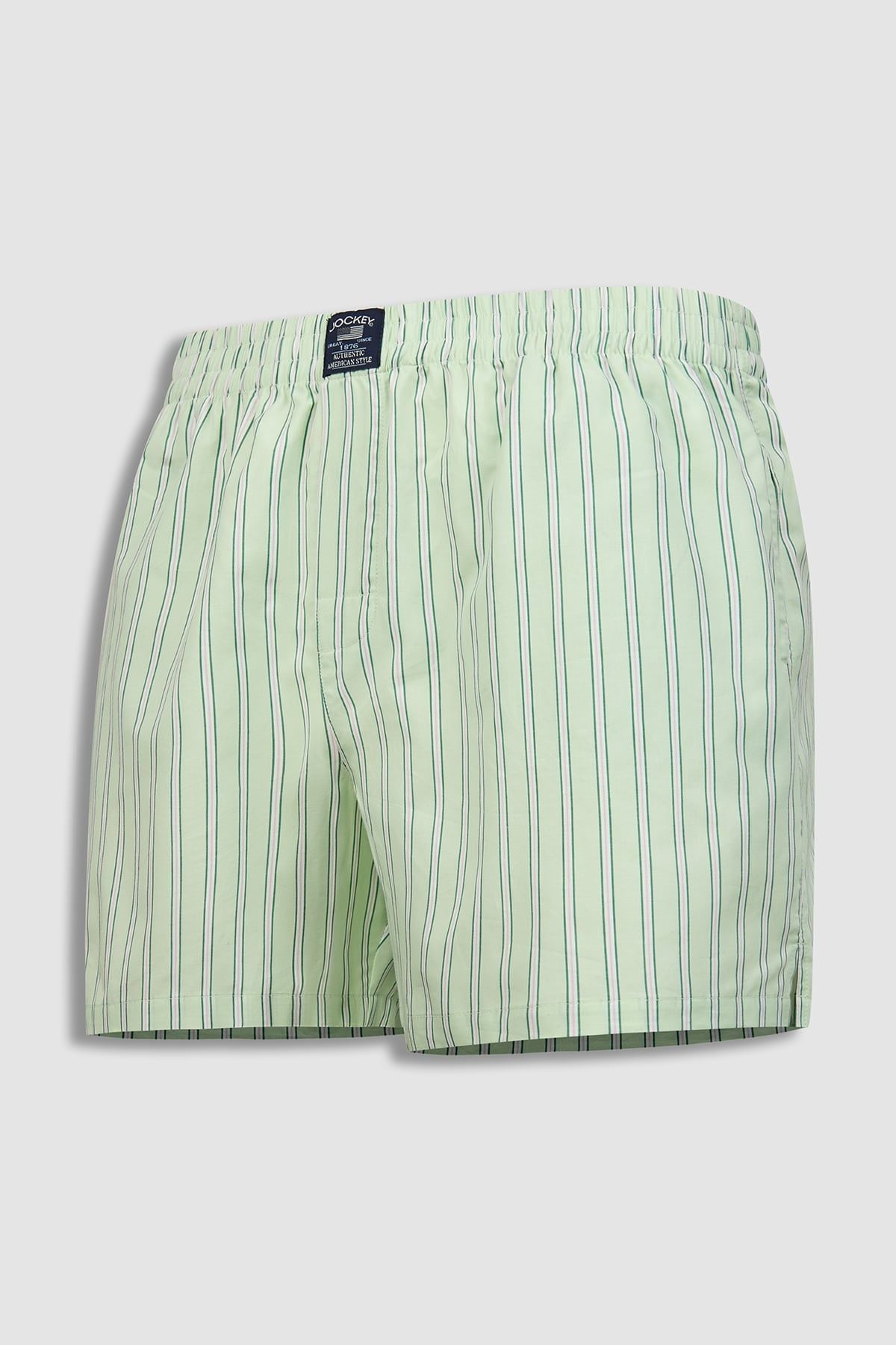 Quần short kate nam Jockey cotton in họa tiết  – J4086