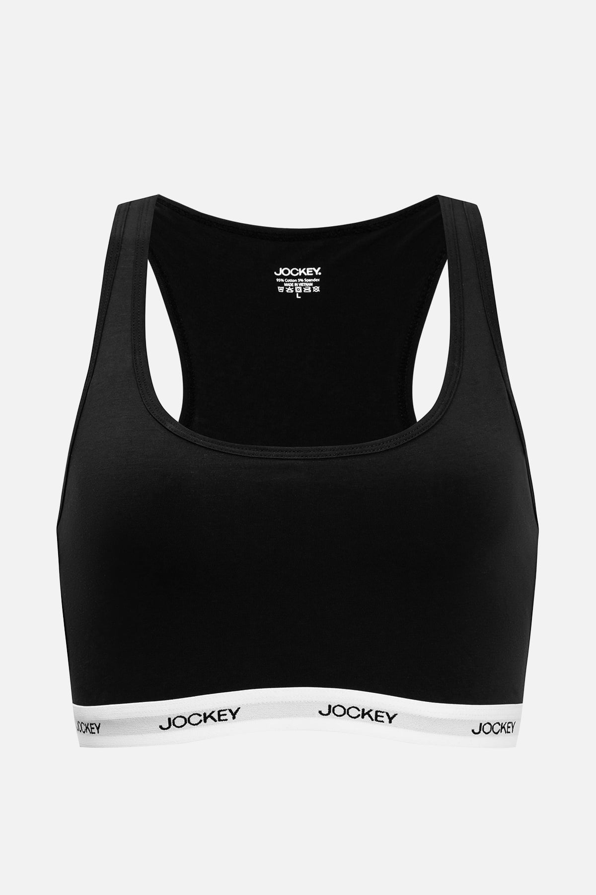 Áo Jockey Bra-top nữ Cotton viền chữ – J4007
