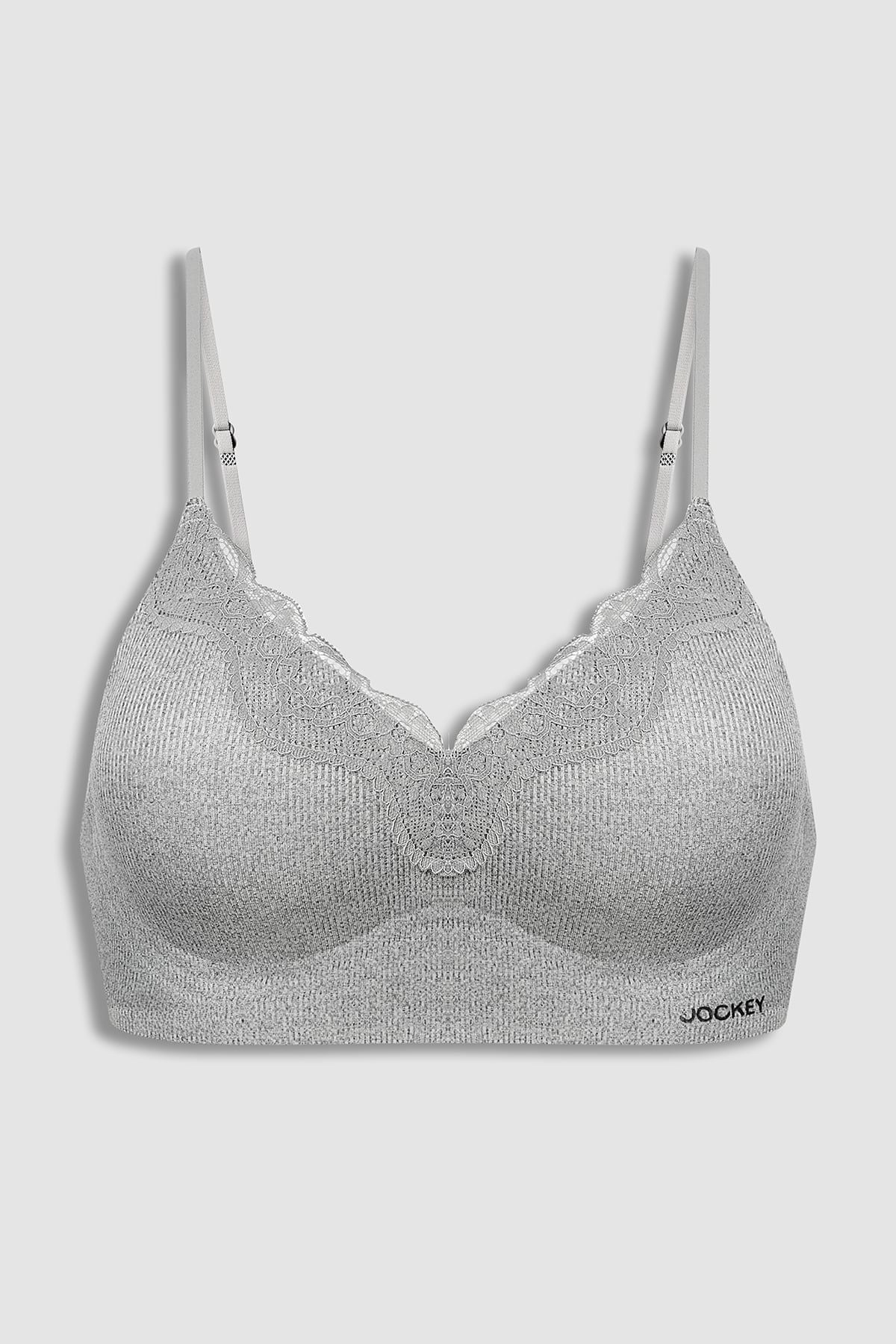 Áo ngực seamless phối ren Jockey mút mỏng – J4161