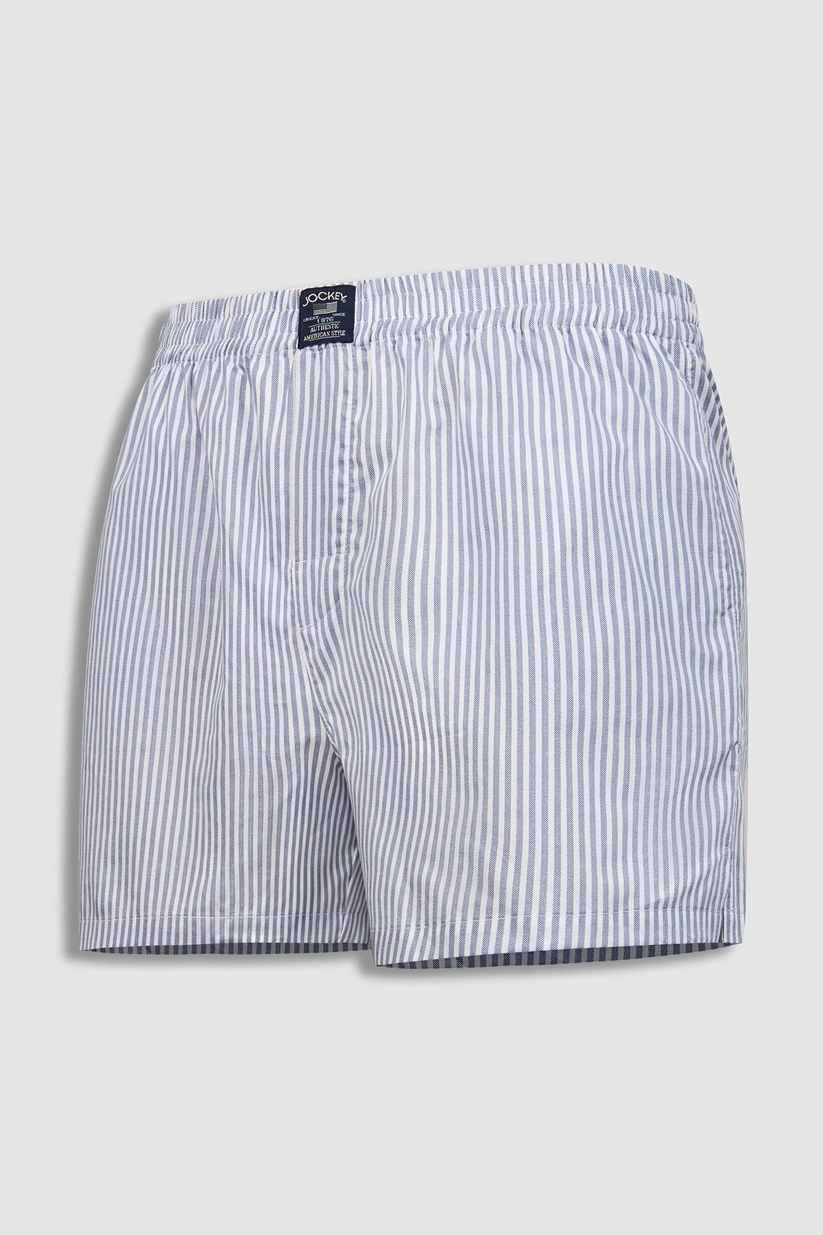 Quần short kate nam Jockey cotton in họa tiết  – J4086