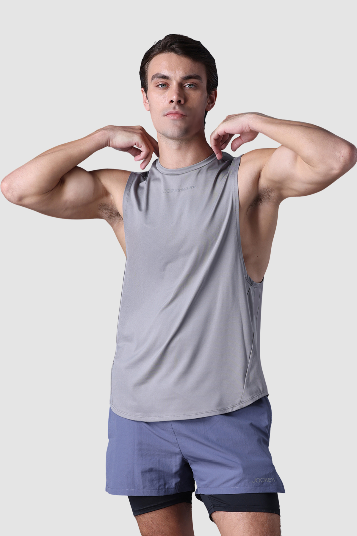 Áo T-top Jockey Nam wicking in logo Jockey