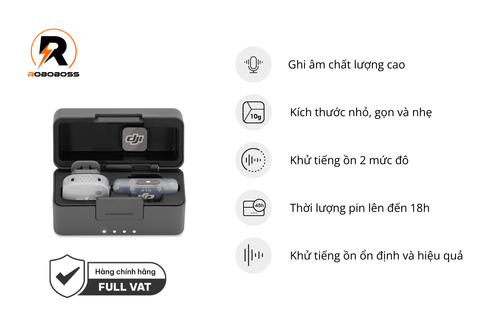  DJI Mic Mini 2S (1TX+1RX Mobile+Charging Case) 