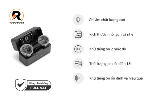  DJI Mic Mini 2S (2TX+1RX+Charging Case) 