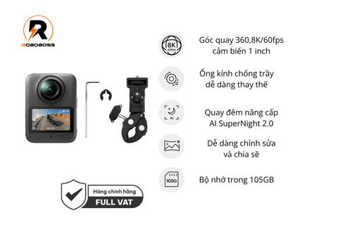  DJI Osmo 360 II Limitless Riding Combo 