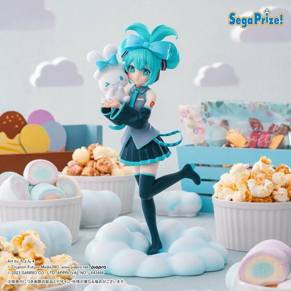 Mô hình nhân vật Vocaloid Cinnamoroll - Hatsune Miku - Hatsune Miku x Cinnamoroll