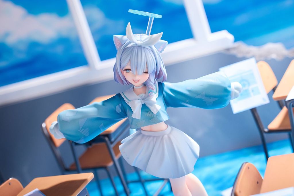 22cm FuLL Box [ Vũ Trí Ba ] Mô hình nhân vật Blue Archive - Arona - Neko ver scale figure