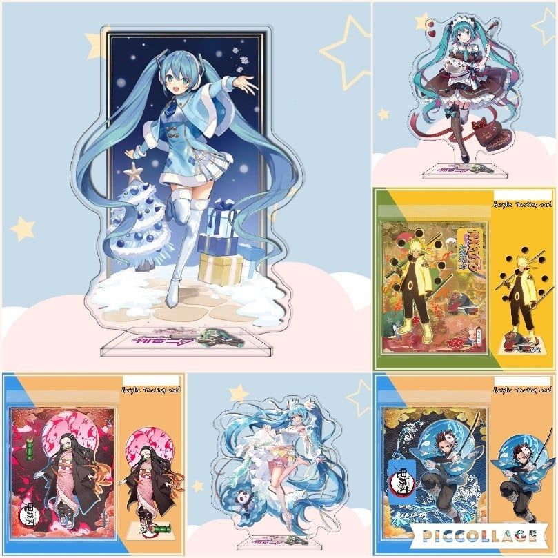 [ Vũ Trí Ba ] Tổng Hợp Mô Hình Standee Acrylic Mica Nhân Vật Kimetsu no Yaiba và Naruto Characters