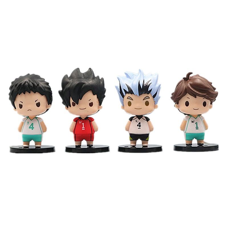 [ mua 3 tặng 1 ] [ hỏa tốc hcm ] Set 8 chibi Mô hình Haikyuu Haikyu bóng chuyền Hinata Kenma Toru Oikawa Tobio Kuroo