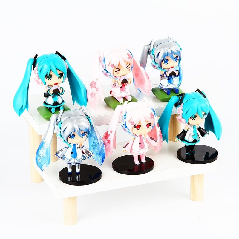 mua 5 tặng 1 [ hỏa tốc hcm ][ Vũ Trí Ba ] bộ 6 Mô Hình Hatsune Miku Đáng Yêu chibi 10cm anime waifu