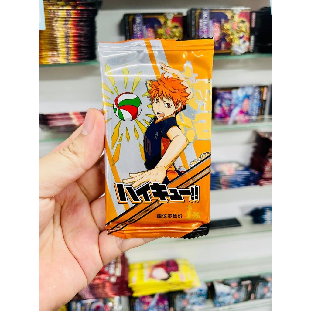 [ hỏa tốc hcm ][ Vũ Trí Ba ] [Mua 5 tặng 1] Set 3 ảnh thẻ cứng nhân phẩm Anime Haikyuu!! ngẫu nhiên chibi xinh xắn