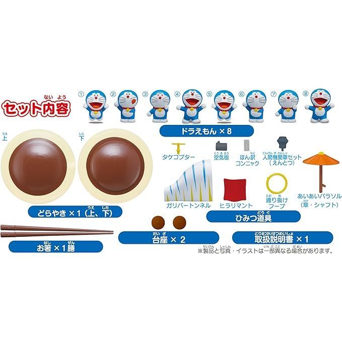 FULL BOX [ Hỏa tốc HCM ] Set 8 mô hình Doraemon Doremon kèm bảo bối cute dễ thương