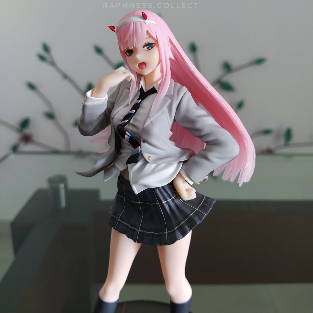 18cm Mô Hình Figure Học Sinh Gương Mẫu Zero Two Darling in the FranXX anime waifu
