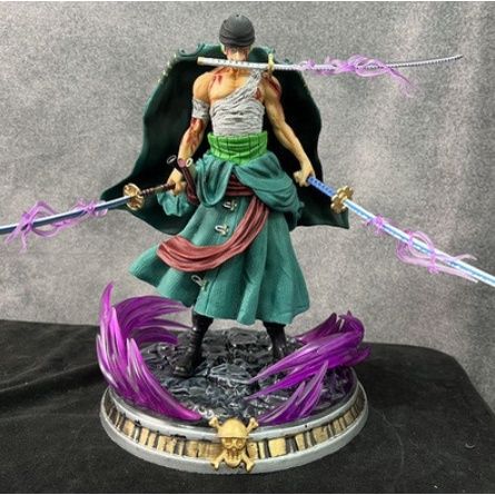 siêu to 35cm FuLL BoX [ hỏa tốc hcm ][ Vũ Trí Ba ] Mô hình nhân vật Zoro battle ver One Piece
