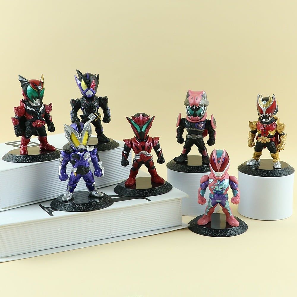 mua 4 tặng 1 [ hỏa tốc hcm ] Mô Hình Kamen Rider Chibi Emperor Kiva W Decade Diend Zi-oh Faiz 10cm