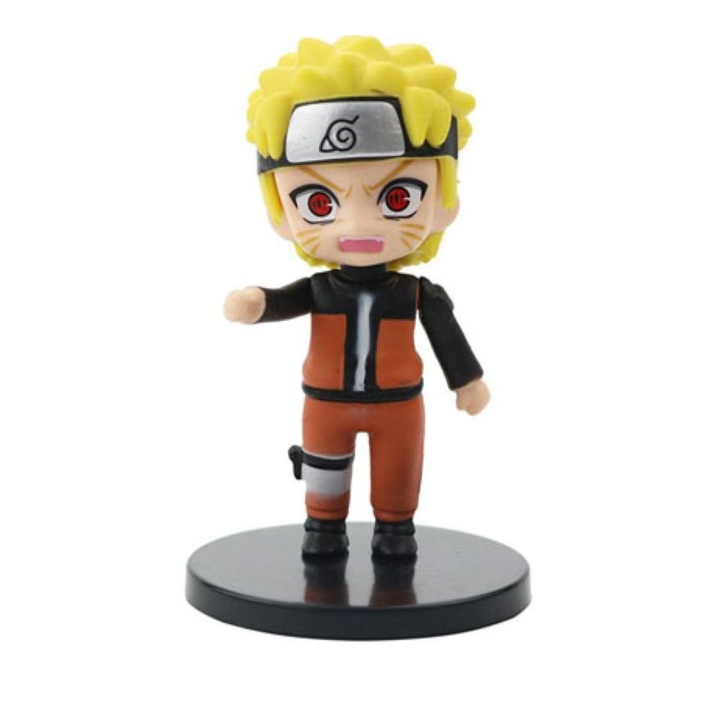 VIDEO Mua 5 tặng 1 [ hỏa tốc hcm ] Mô hình 12 nhân vật Naruto Kakashi Sasuke Itachi Gaara Sakura 8cm