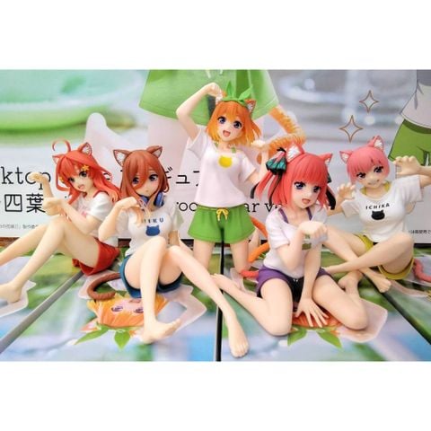 15cm [ hỏa tốc hcm ] Mô hình Nhà Có 5 Nàng Dâu anime waifu nakano itsuki miku nino mèo anime waifu