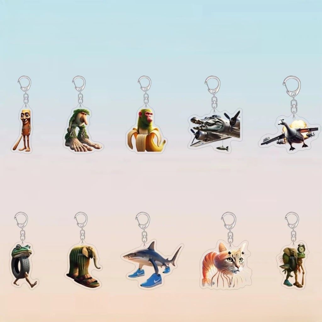 [ Hỏa tốc HCM ] Mô hình đồ chơi móc khóa MICA BrainRot Tung Tung Tung Sahur trẻ em Quà tặng