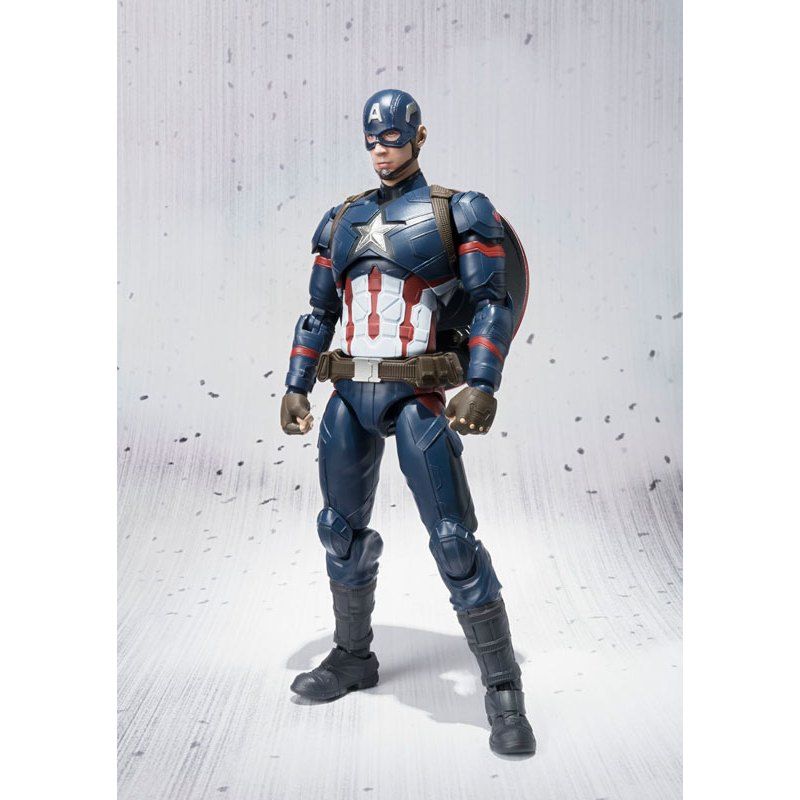 16cm FULLBOX [ Hỏa tốc ][ Vũ Trí Ba ] Mô hình S.H. Figuarts - Captain America (Civil War)