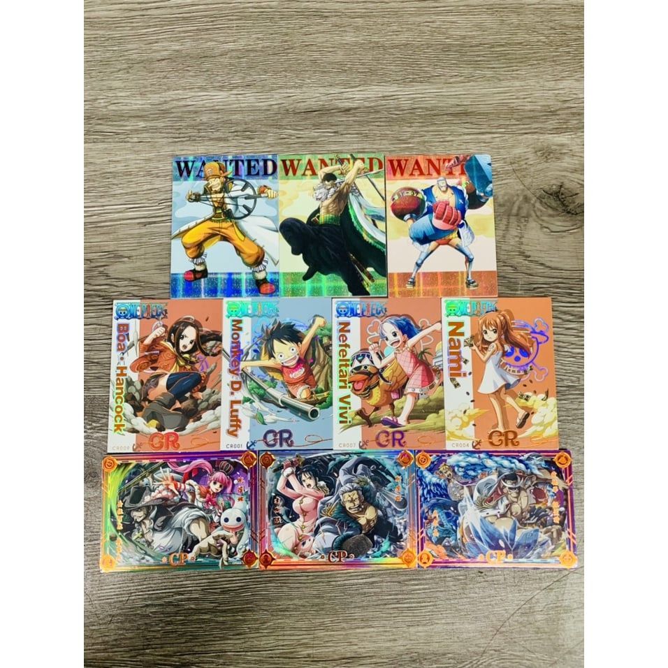 Thẻ lẻ đặc biệt One Piece Flim Red độ hiếm cao SSR,GR,UR,thẻ kim loại,mạ vàng