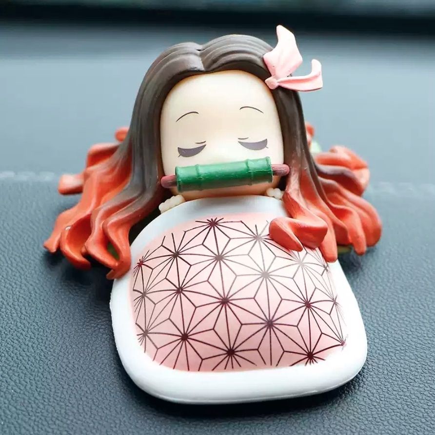 [ Vũ Trí Ba ] Mô hình nhân vật Anime Nezuko, Sora, Rem, Saber, Kurumi Tư Thế Nằm Ngủ