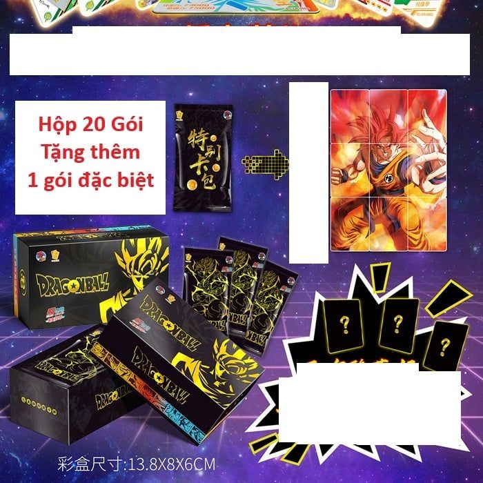 Bản Mới Nhất 2024 [ hỏa tốc hcm ][ Vũ Trí Ba ] [Full Box] Hộp Thẻ Nhân Phẩm dragon ball 7 viên ngọc rồng