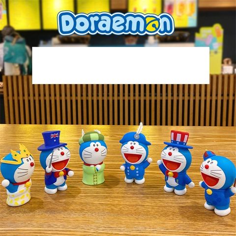 CÓ VIDEO mua 5 tặng 1 [ hỏa tốc HCM ] Bộ 6 Mô hình doremon DORAEMON trang phục QUỐC GIA cực đẹp và dễ thương
