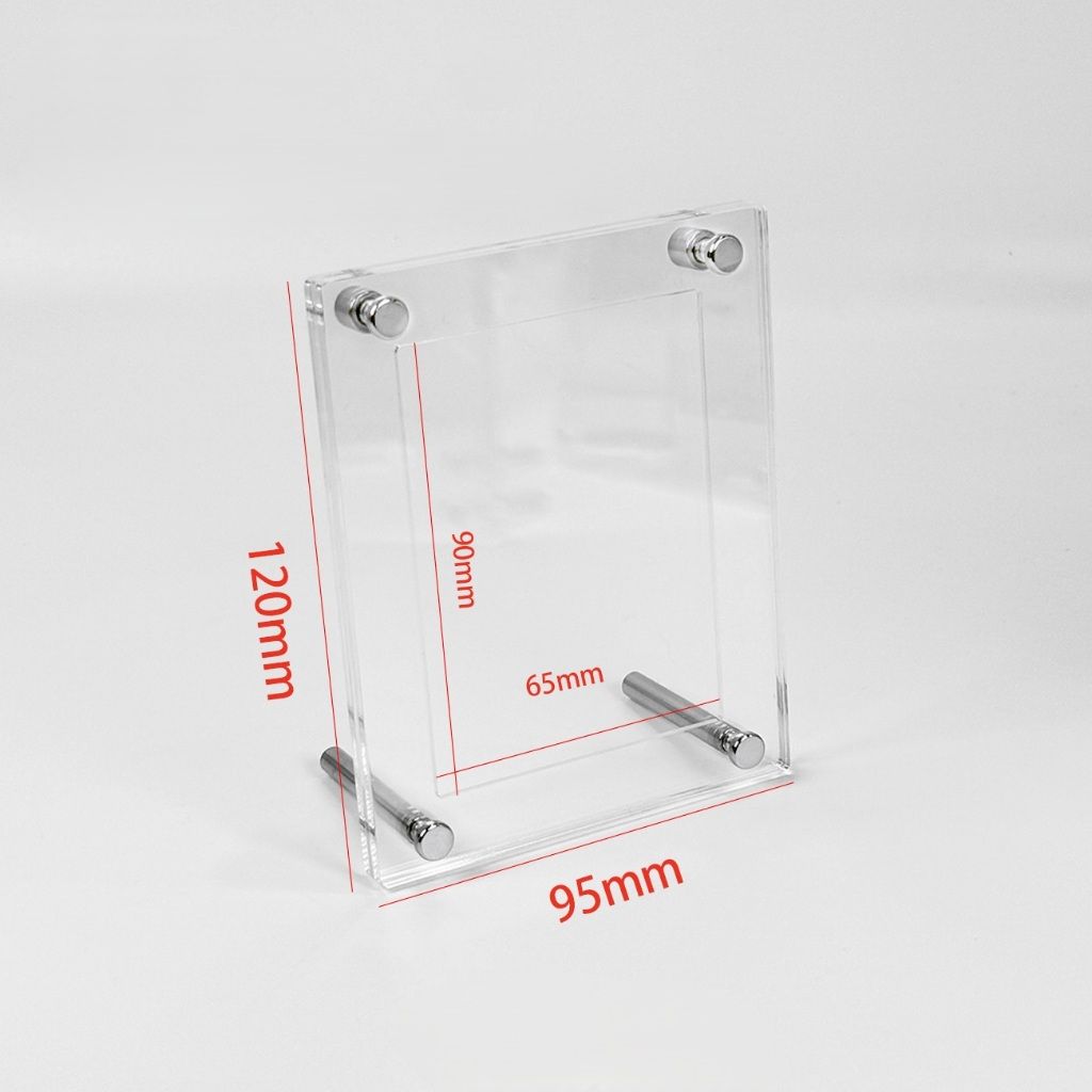 phụ kiện [ Hỏa tốc HCM ] Bộ Khung Để Mica Acrylic Dùng Trưng Bày Card, Ảnh, Poster, Menu