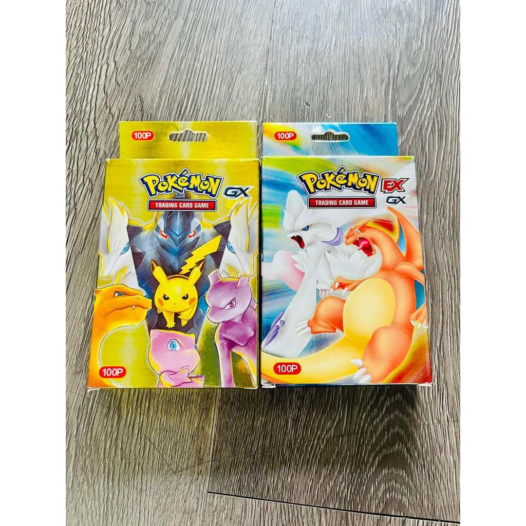 [ Hỏa tốc HCM ] [ Vũ Trí Ba ] Hộp 100 Thẻ Bài Pokemon Tiếng Anh Vui Nhộn Cho Bé Và Người Lớn