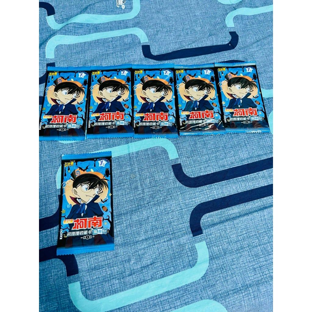mua 5 tặng 1 [Chính hãng] Gói kayou 3 thẻ random nhân vật anime Thám tử lừng danh Conan