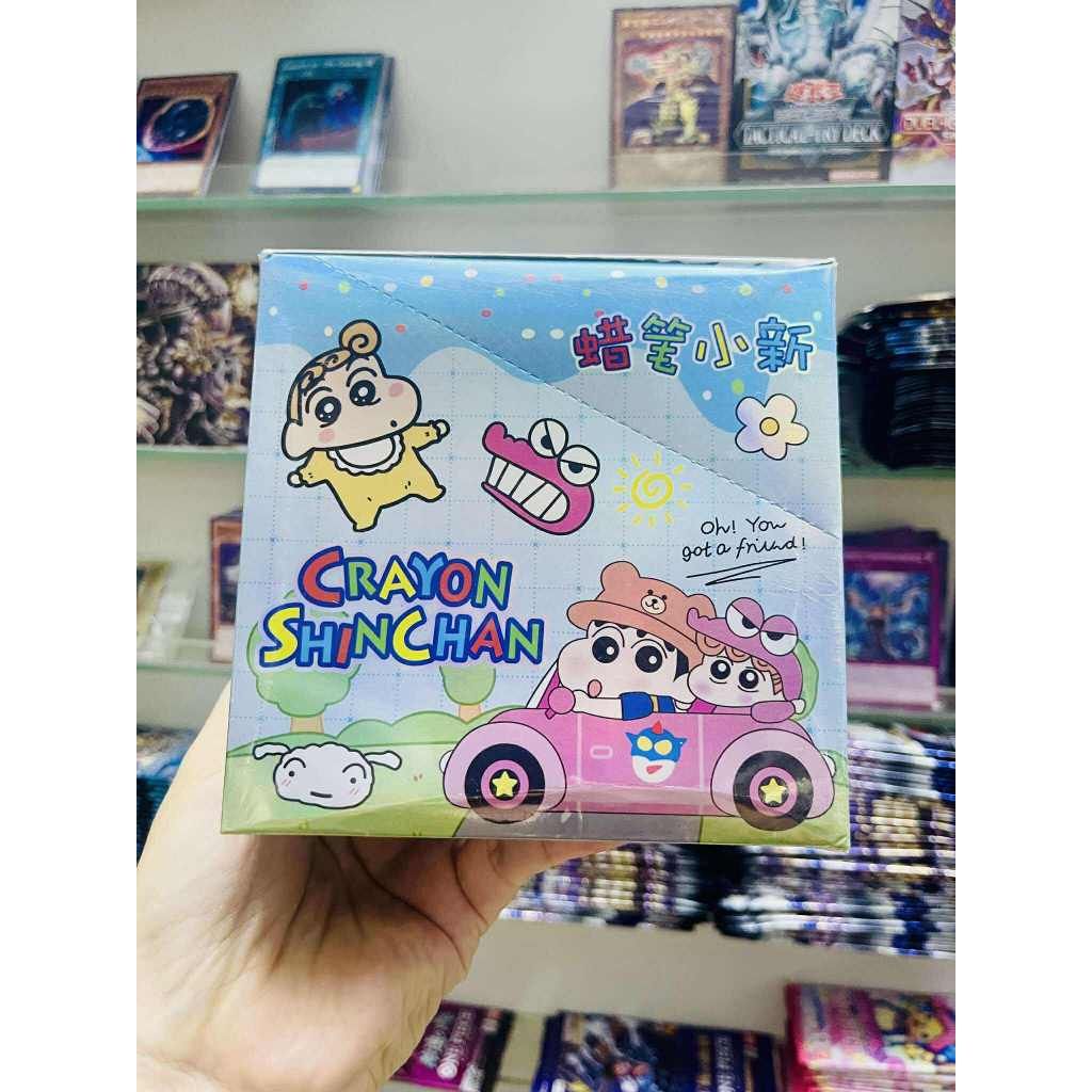 chính hãng kayou [ hỏa tốc hcm ] Vũ Trí Ba Hộp gói ảnh thẻ hoạt hình Shin Cậu bé bút chì dễ thương