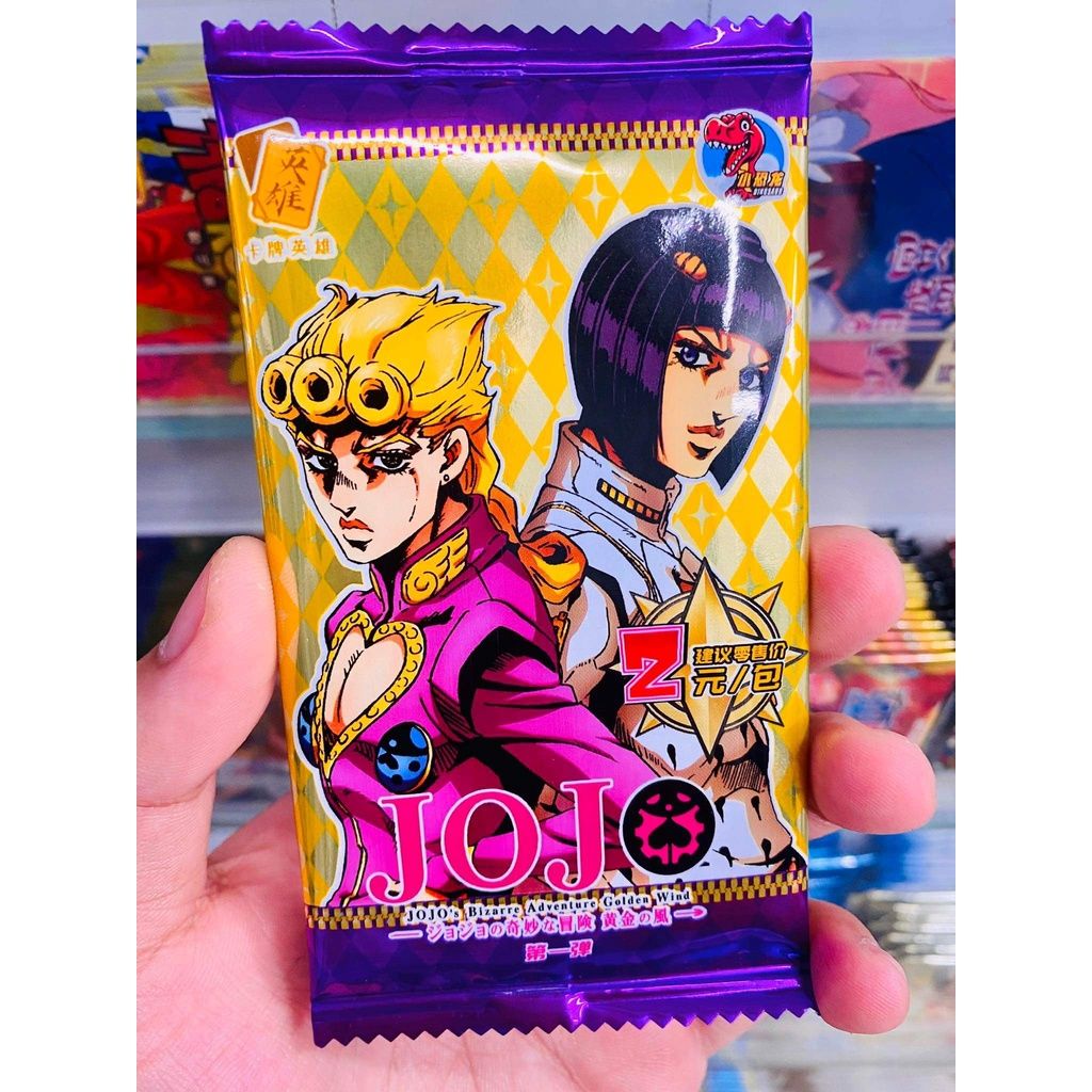 [ hỏa tốc hcm ][ Vũ Trí Ba ] Set 5 ảnh thẻ nhân phẩm Anime mô hình Jojo phần 5 ngẫu nhiên chibi xinh xắn