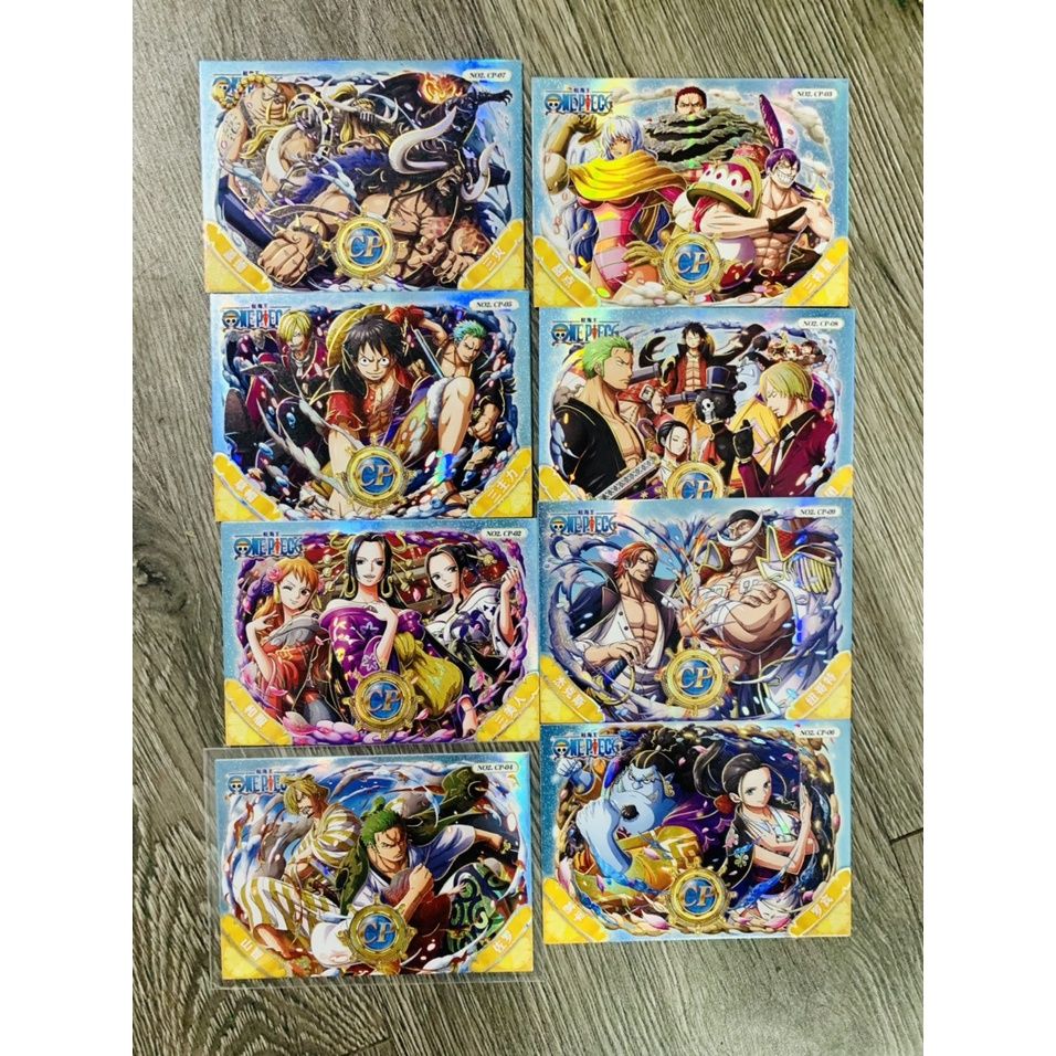 Thẻ lẻ đặc biệt One Piece Flim Red độ hiếm cao CP,PK,AR,UR,thẻ kim loại,mạ vàng