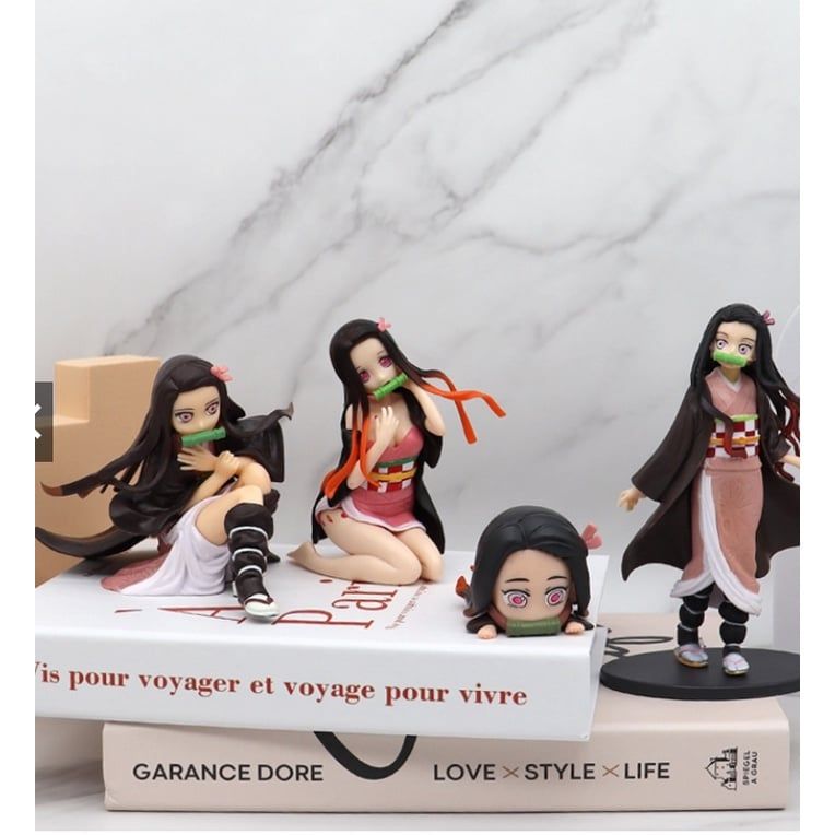 [ Vũ Trí Ba ] Mô hình nhân vật Nezuko ngồi cực dễ thương - Kimetsu no Yaiba