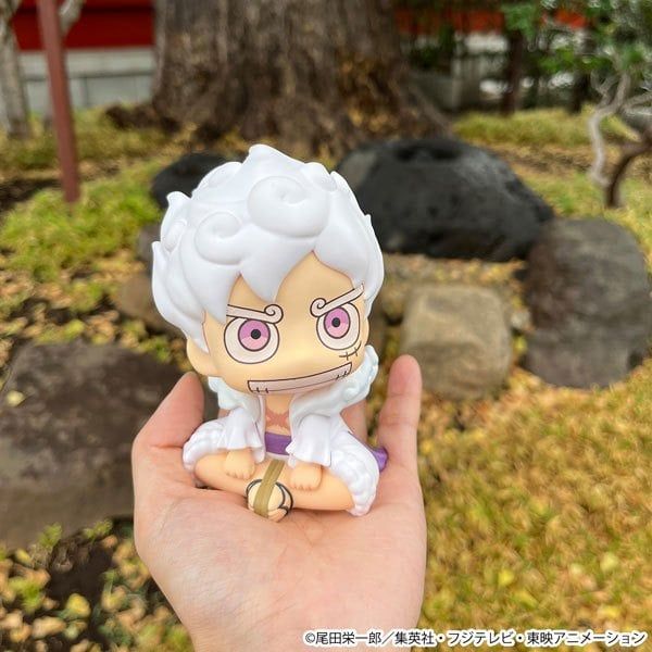 12cm [ Hỏa tốc ][ Vũ Trí Ba ] Mô hình LOOKUP nhân vật One Piece - Monkey D. Luffy Gear 5