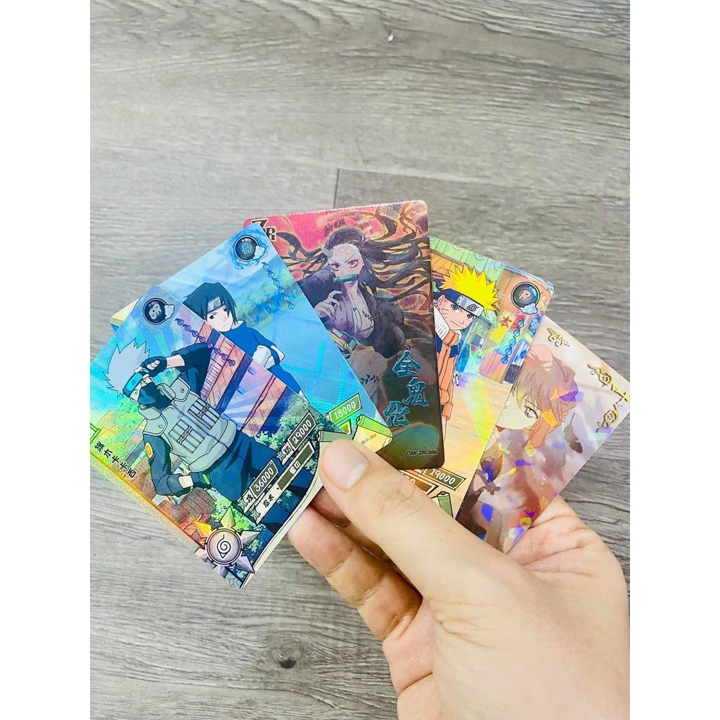 Card anime sưu tầm tặng kèm khi mua kèm sản phẩm bất kì