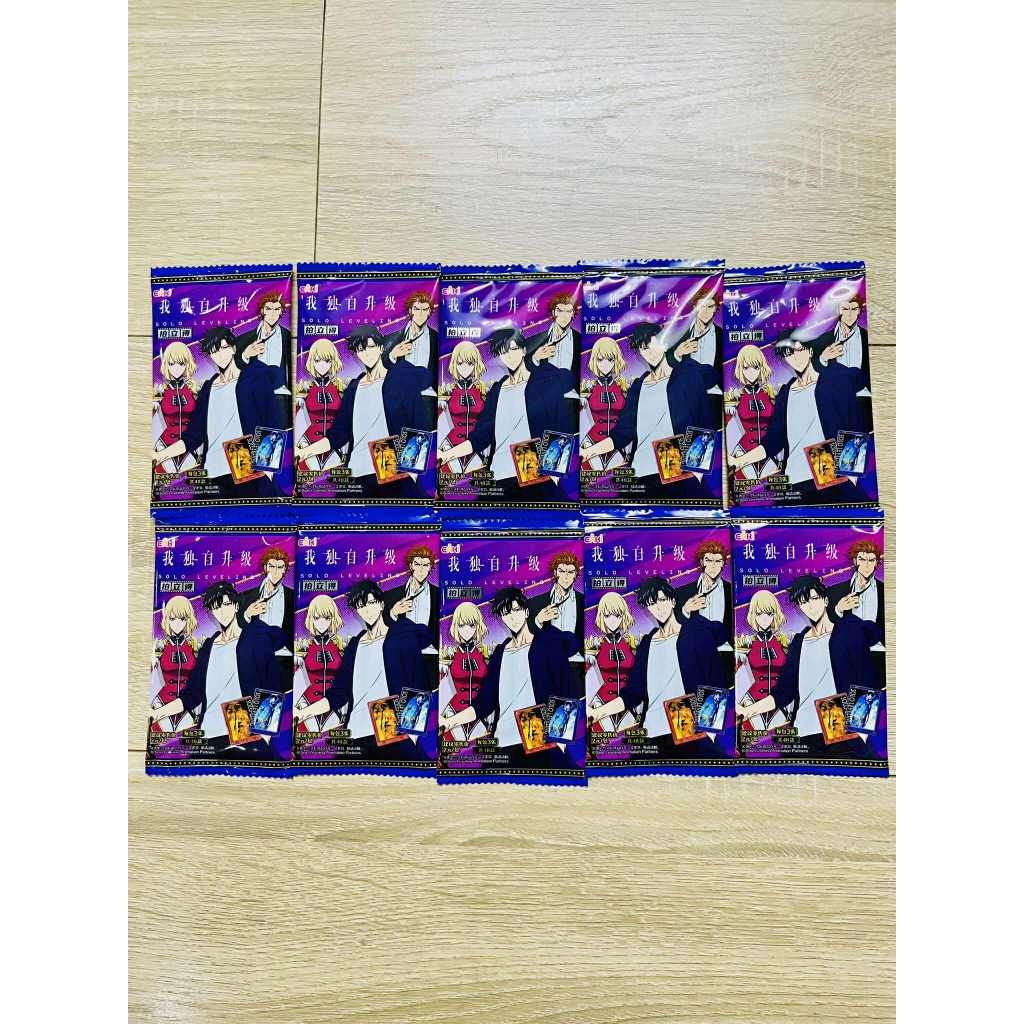 [ hỏa tốc hcm ][ Vũ Trí Ba ] Hộp Thẻ Bài ảnh nhân phẩm Anime Solo Leveling - Thăng cấp một mình