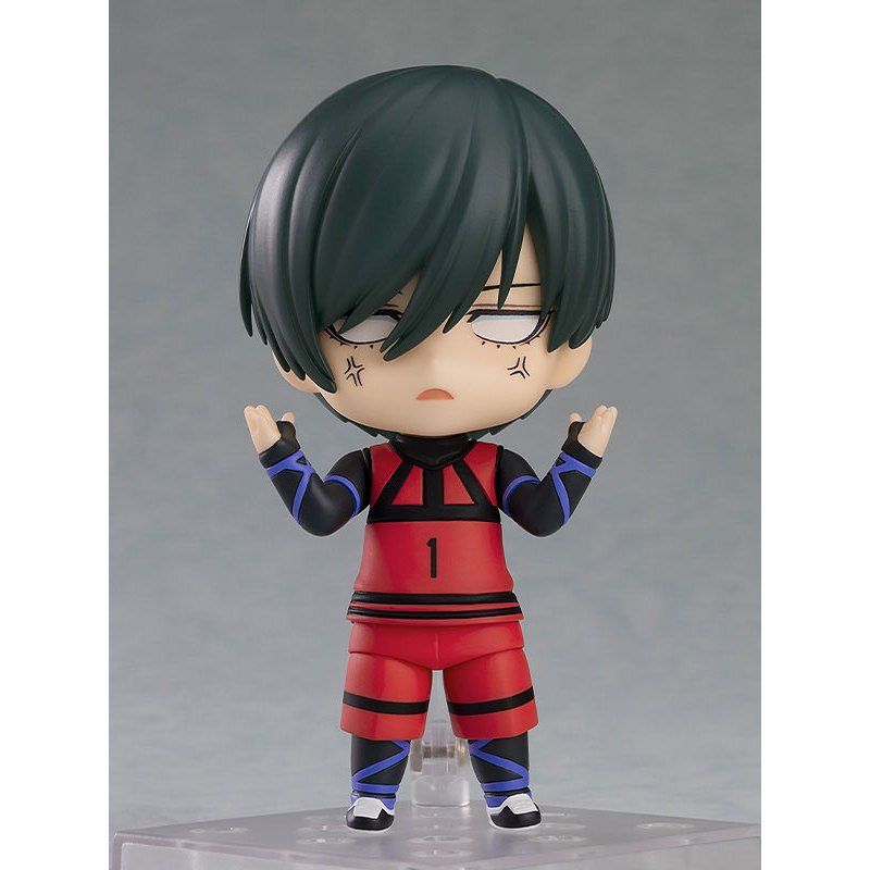 VIDEO [ hỏa tốc hcm ][ Vũ Trí Ba ] Mô hình Nendoroid FULL BOX nhân vật Blue Lock - Rin Itoshi 12cm
