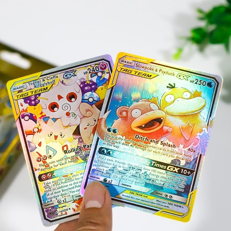 [ Hỏa tốc HCM ] [ Vũ Trí Ba ] Hộp 100 Thẻ Bài Pokemon Tiếng Anh Vui Nhộn Cho Bé Và Người Lớn