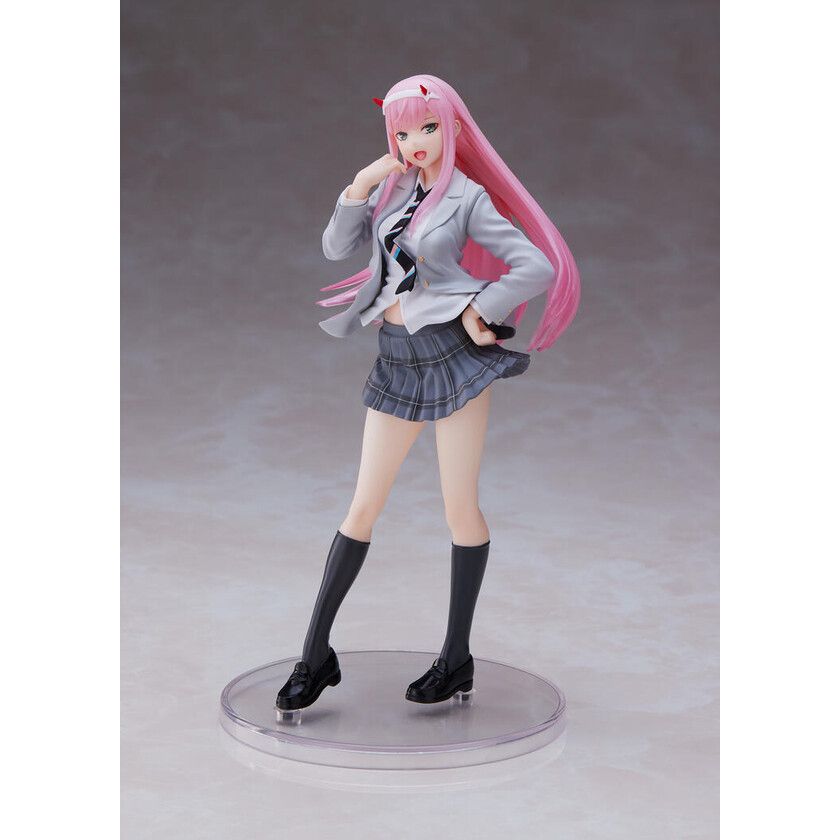 18cm Mô Hình Figure Học Sinh Gương Mẫu Zero Two Darling in the FranXX anime waifu