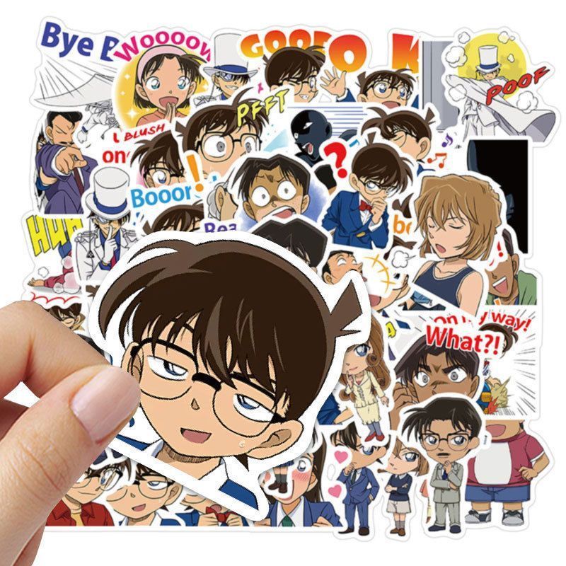 [ Hỏa tốc HCM ][ Vũ Trí Ba ] Sticker thám tử lừng danh Conan Kaito Kid miếng dán decal trang trí