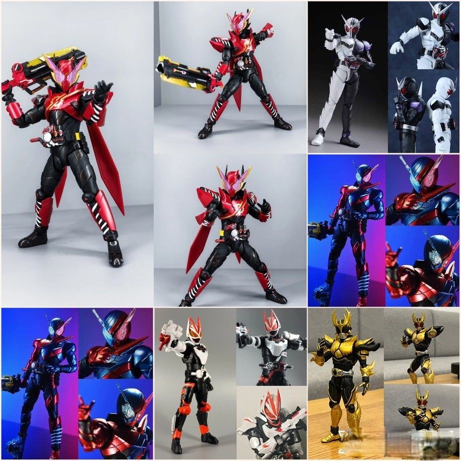 >10 Mẫu 17cm FULLBOX [ hỏa tốc hcm ][ Vũ Trí Ba ] Mô hình khớp SHF Kamen Rider Kuuga kabuto Build W
