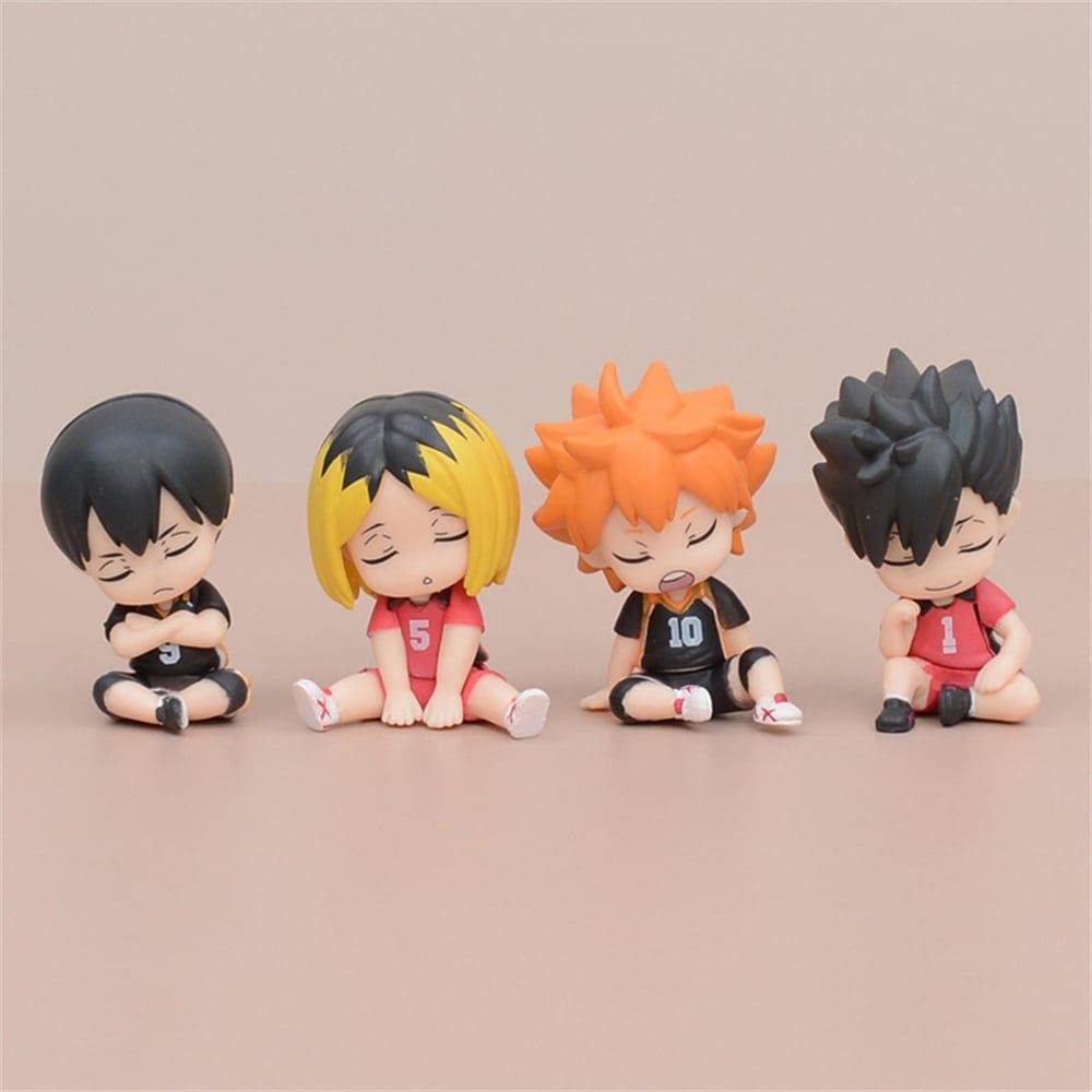 [ hỏa tốc hcm ][ Vũ Trí Ba ]Set 4 mô hình Haikyuu Vua bóng chuyền Yu Kei Tsukishima Tobio Shoyo Hinata Tadashi Yamaguchi