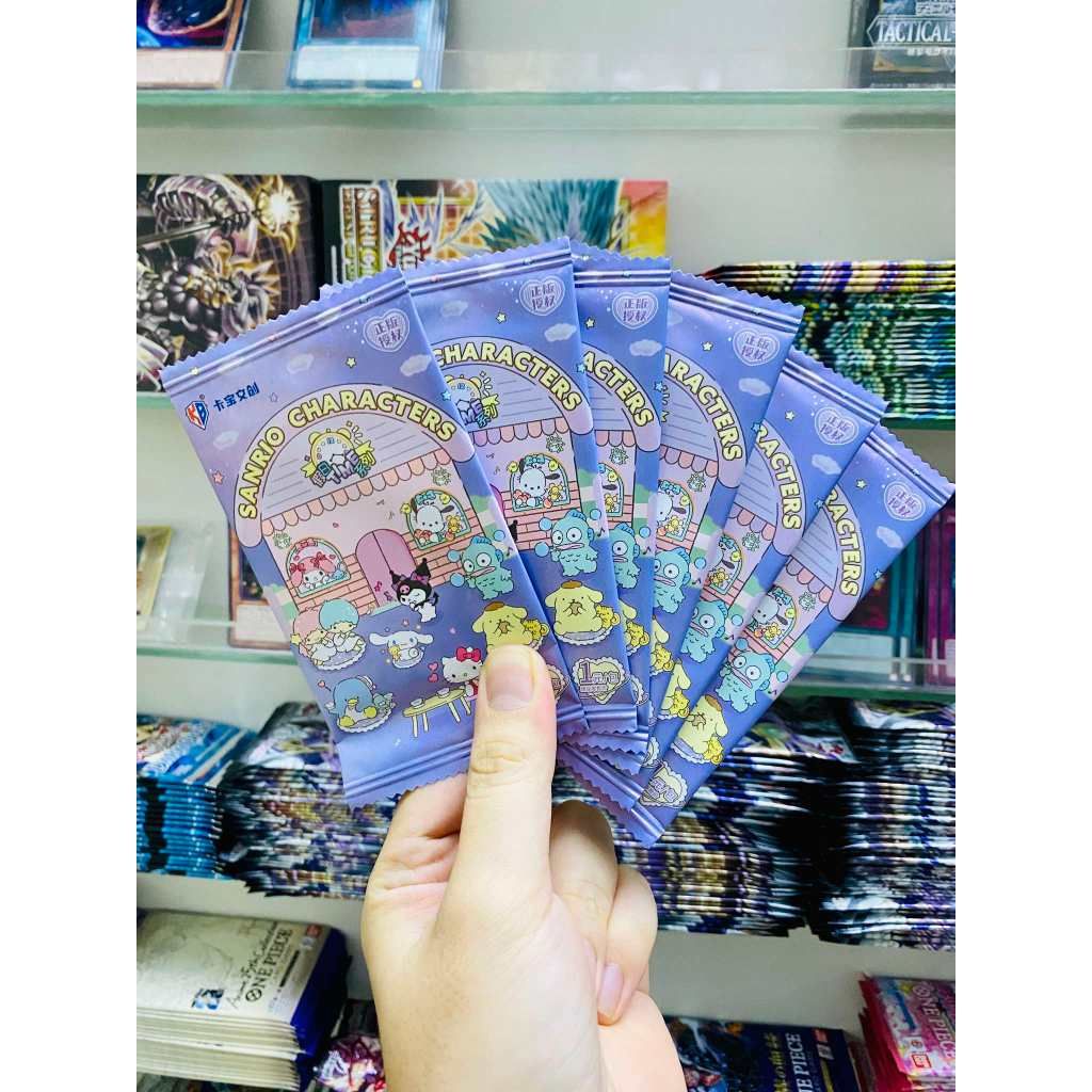 > 6 mẫu Chính Hãng [ hỏa tốc hcm ] Hộp 36 gói ảnh thẻ Sanrio hello kitty kuromi Cinnamoroll
